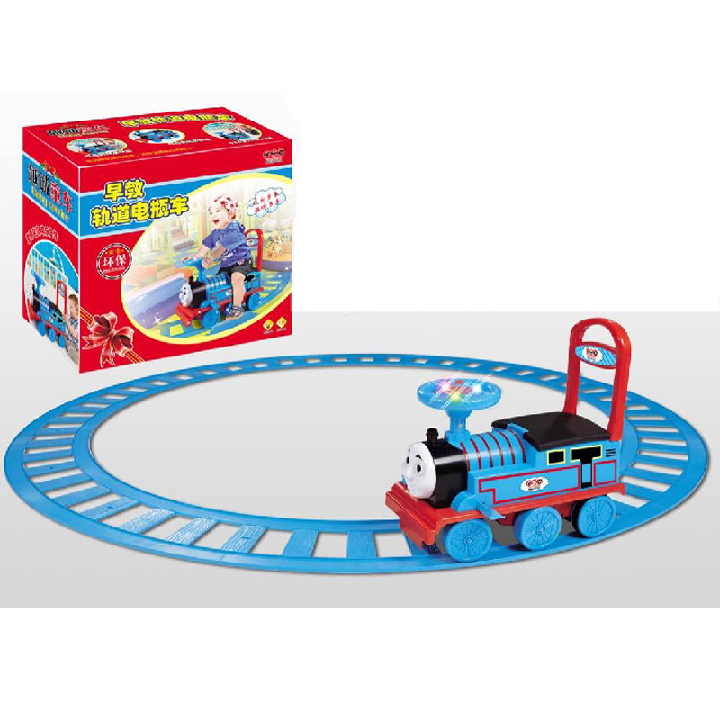 YC-2010A Thomas Train Puzzle Toy Cars And Locomotives With Circle Track